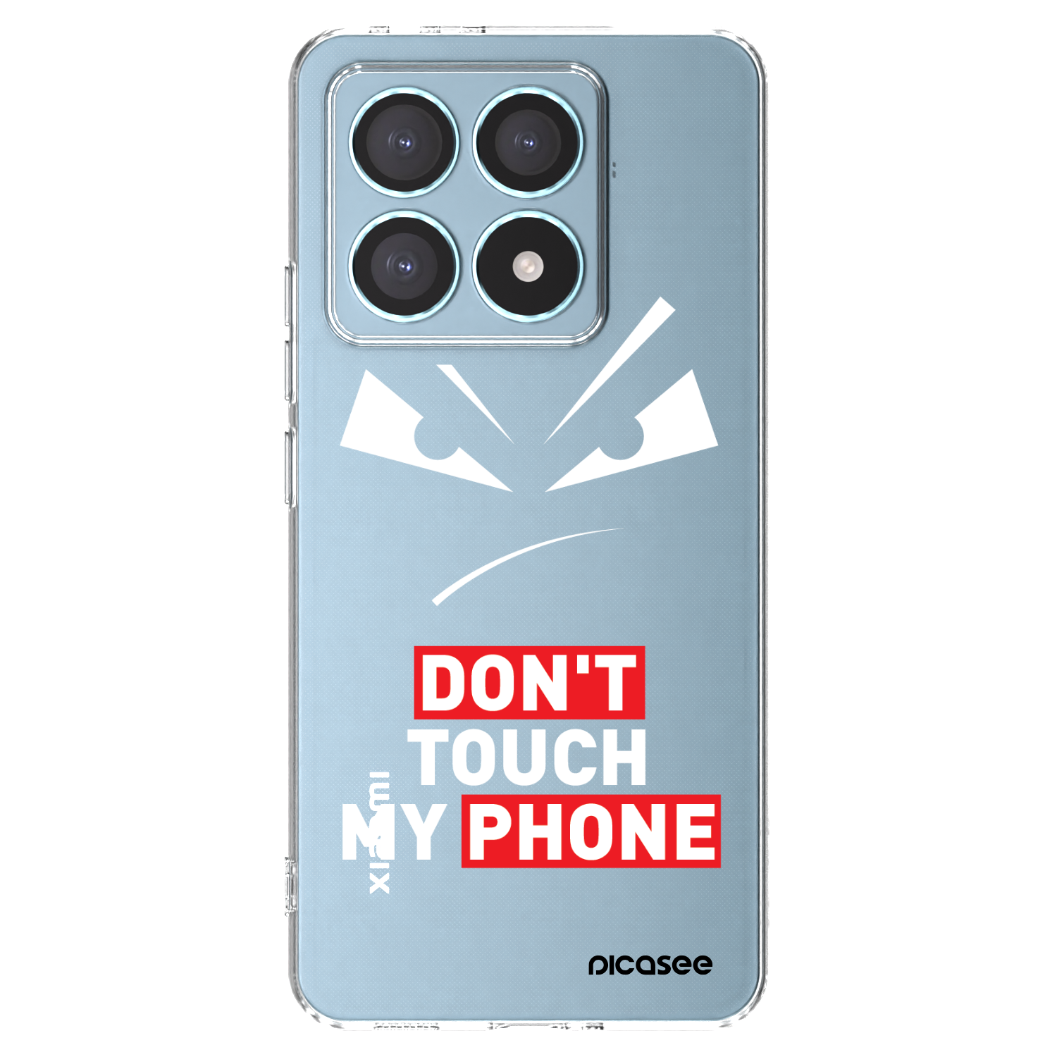 Picasee διαφανής θήκη σιλικόνης Xiaomi 14T Pro - Evil Eye - Transparent