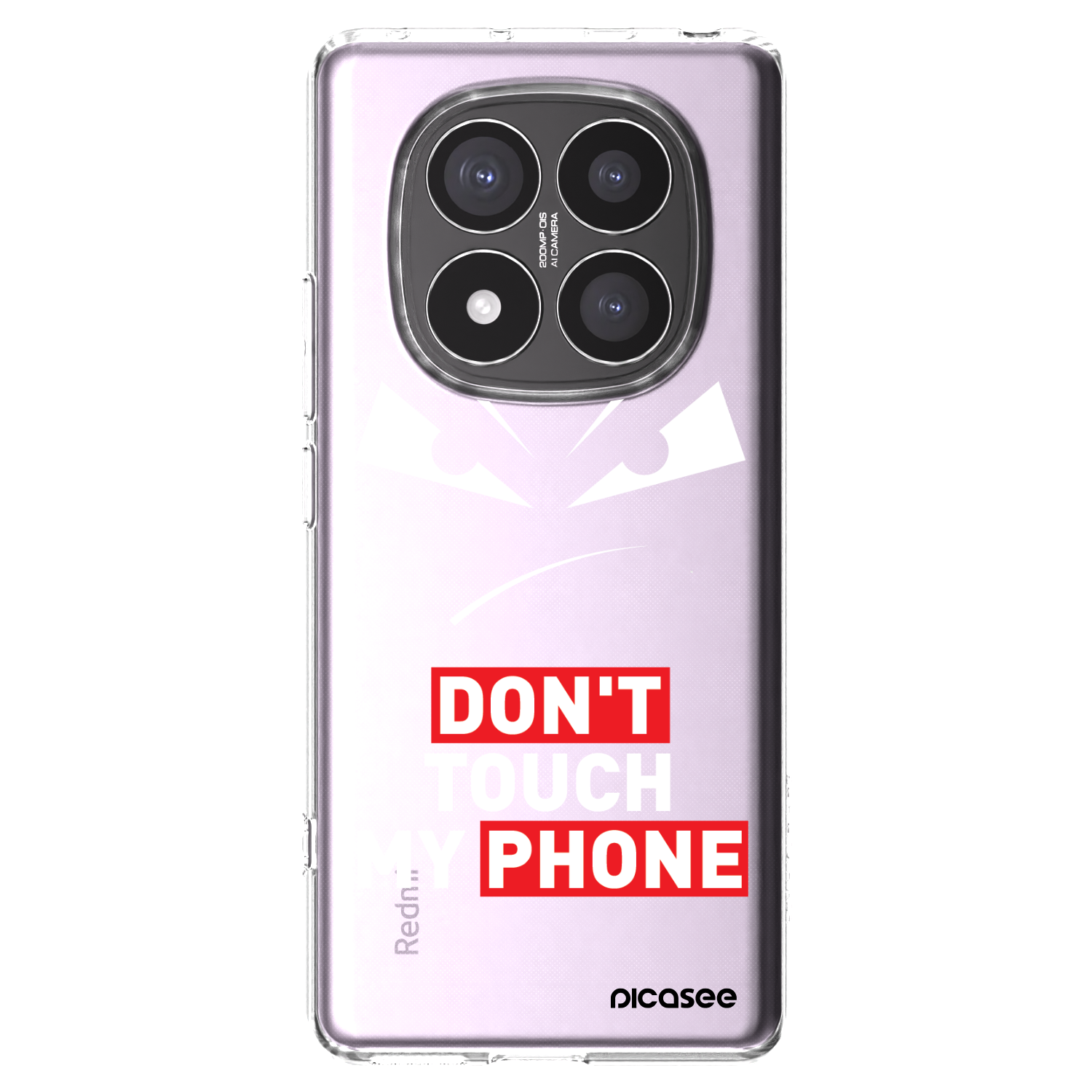 Picasee διαφανής θήκη σιλικόνης Xiaomi Redmi Note 14 Pro+ 5G - Evil Eye - Transparent