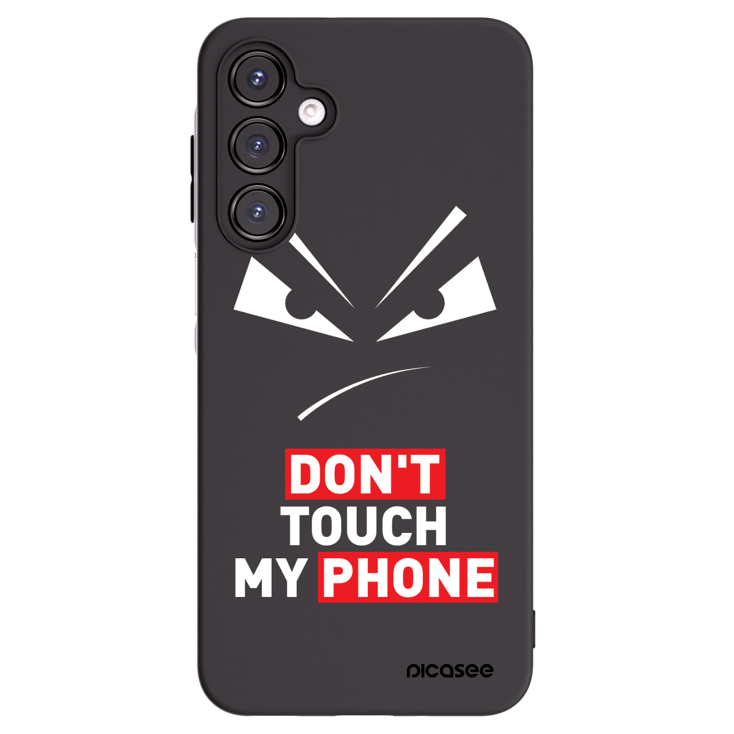Picasee Μαύρη θήκη σιλικόνης για Samsung Galaxy A16 5G - Evil Eye - Transparent