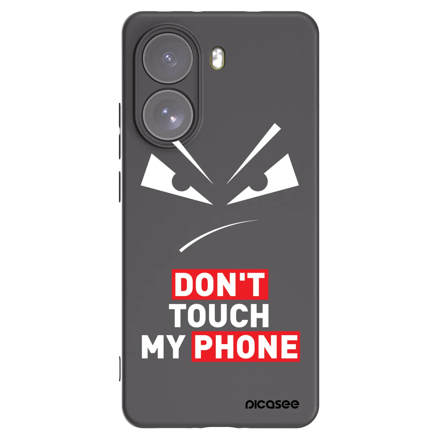 Picasee Μαύρη θήκη σιλικόνης για Xiaomi Poco X7 - Evil Eye - Transparent