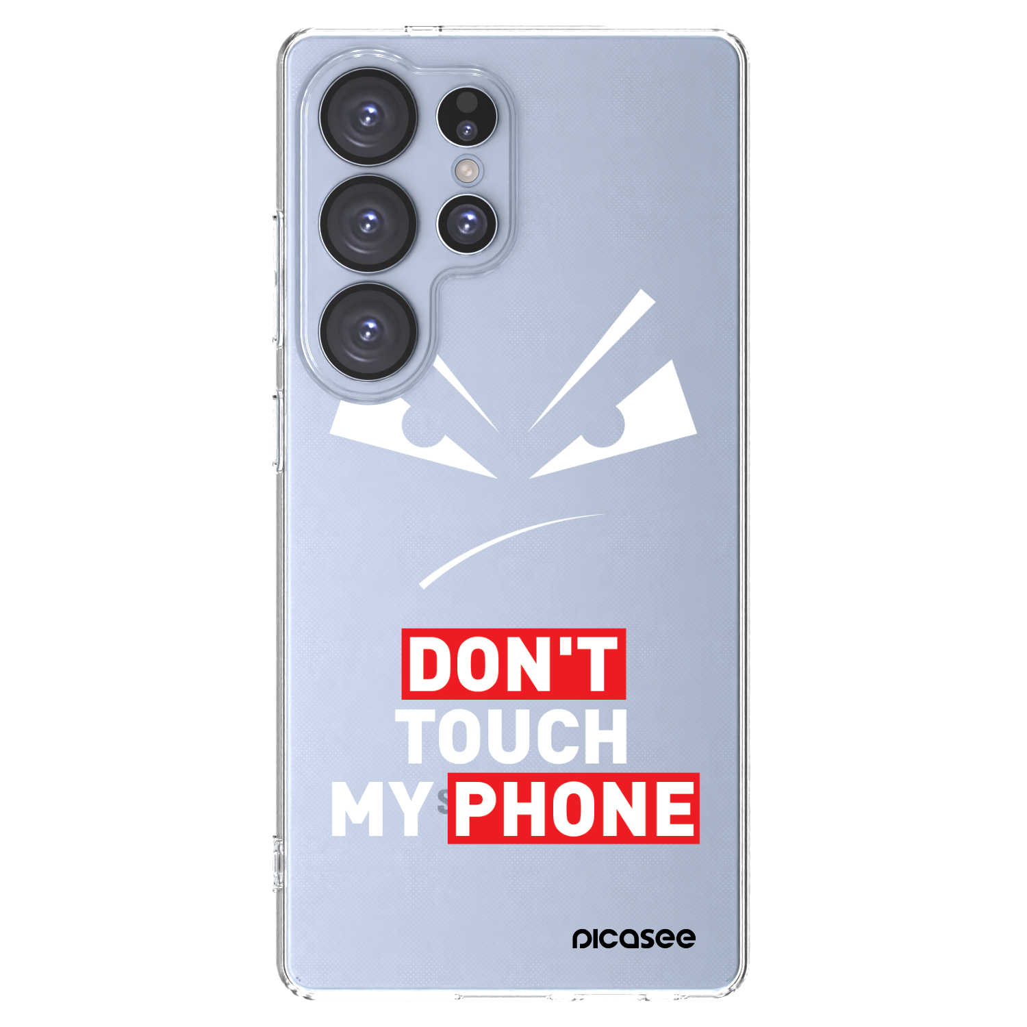 Picasee διαφανής θήκη σιλικόνης Samsung Galaxy S25 Ultra 5G - Evil Eye - Transparent