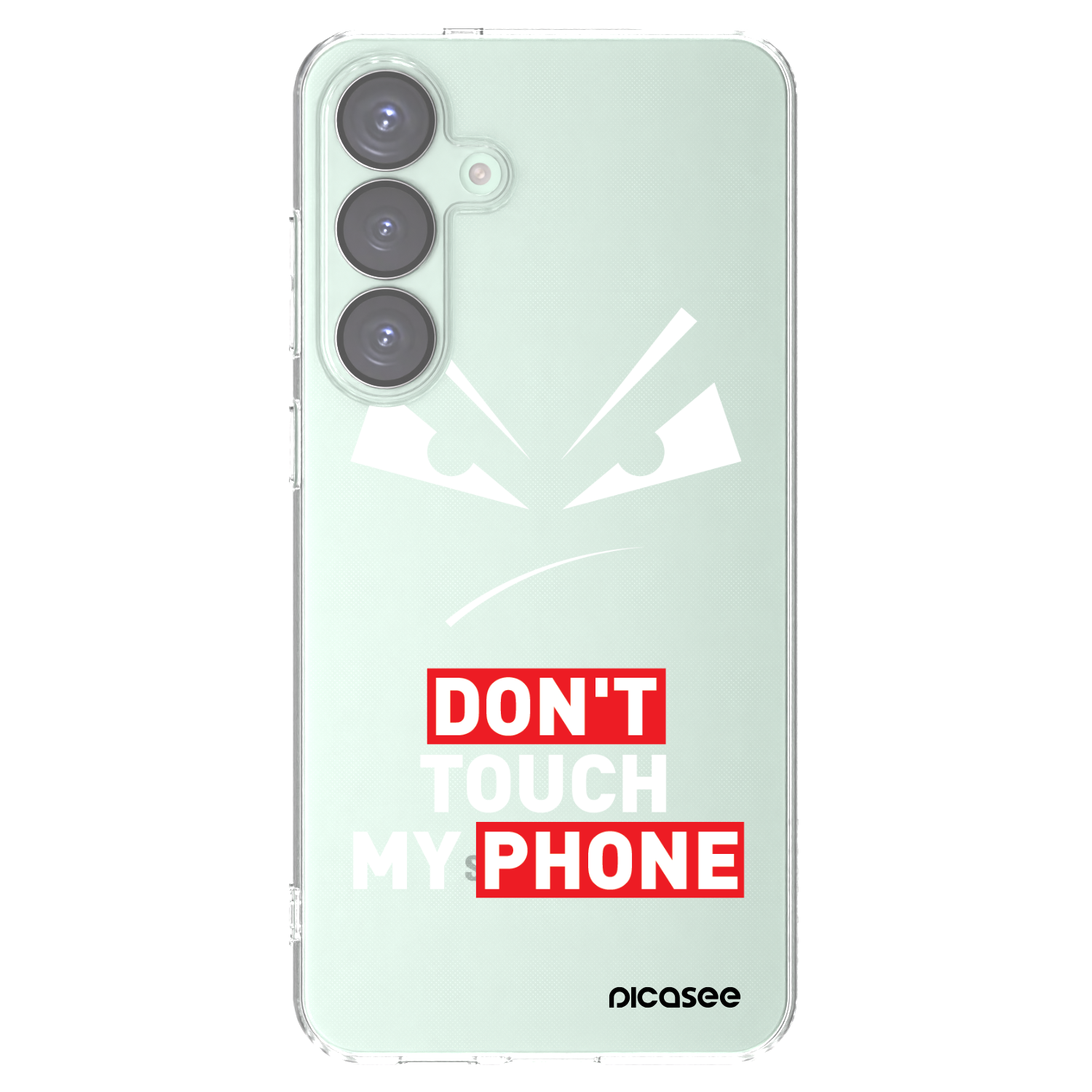 Picasee διαφανής θήκη σιλικόνης Samsung Galaxy S25+ 5G - Evil Eye - Transparent