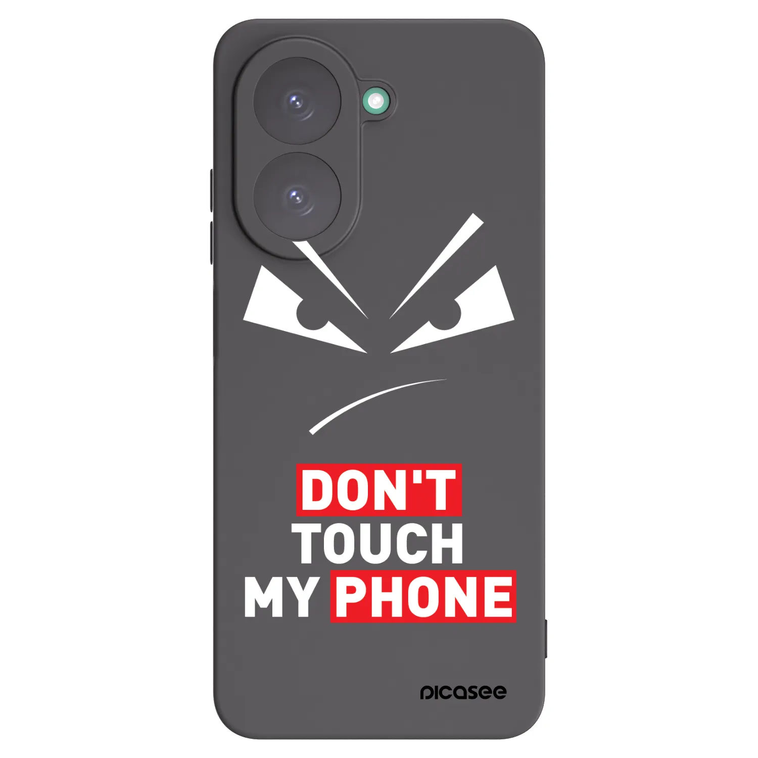 Picasee Μαύρη θήκη σιλικόνης για Xiaomi Redmi A5 - Evil Eye - Transparent