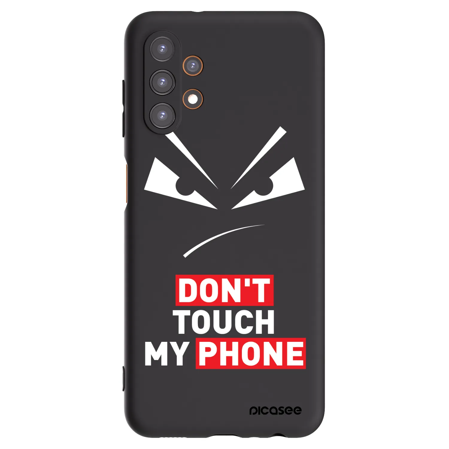 Picasee Μαύρη θήκη σιλικόνης για Samsung Galaxy A13 5G - Evil Eye - Transparent