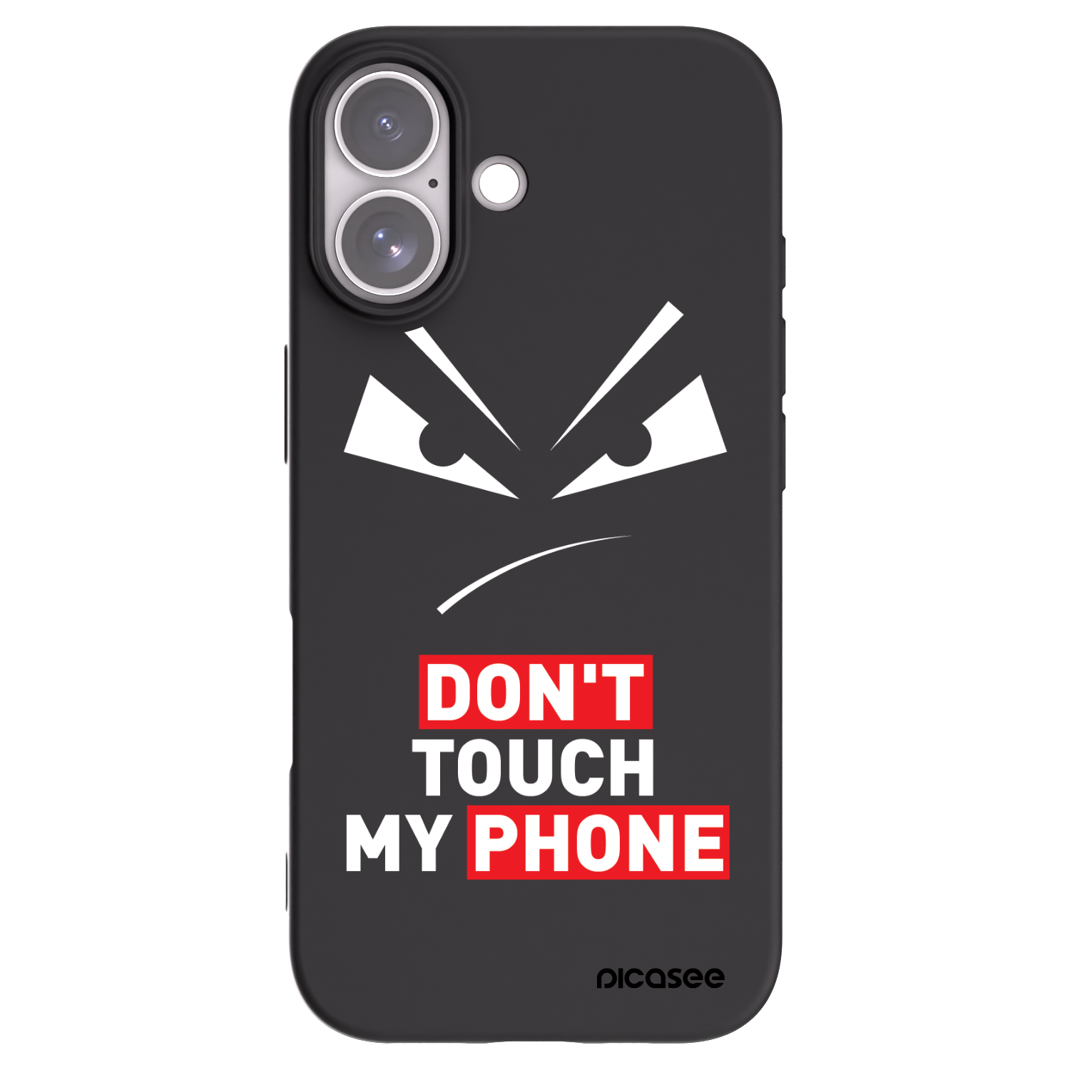 Picasee Μαύρη θήκη σιλικόνης για Apple iPhone 17 - Evil Eye - Transparent