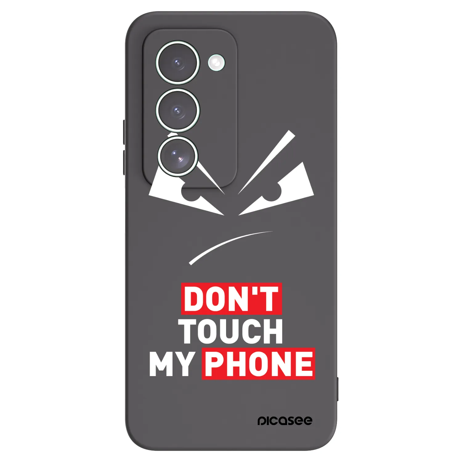 Picasee Μαύρη θήκη σιλικόνης για Xiaomi Redmi 15 5G - Evil Eye - Transparent