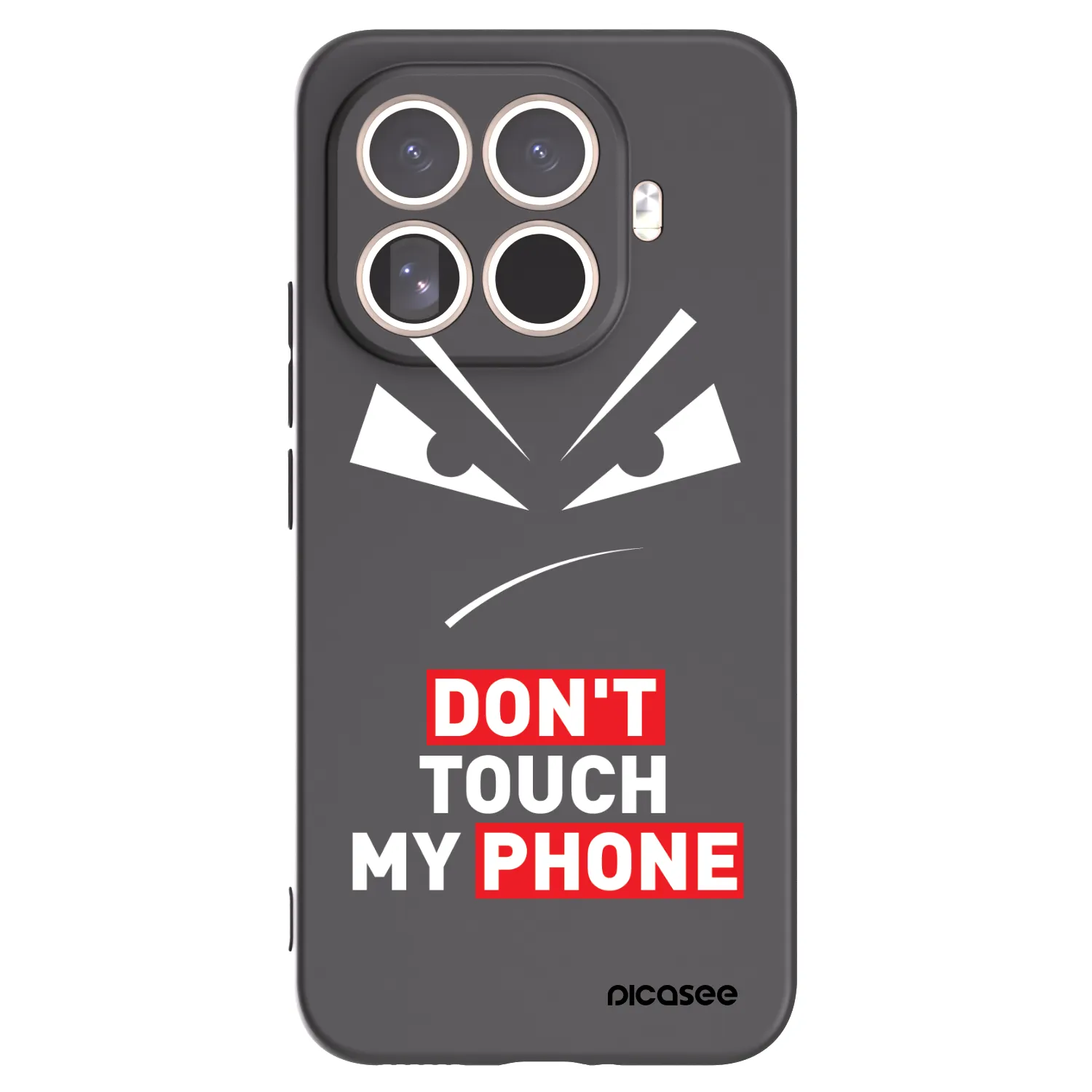 Picasee Μαύρη θήκη σιλικόνης για Xiaomi 15T Pro - Evil Eye - Transparent