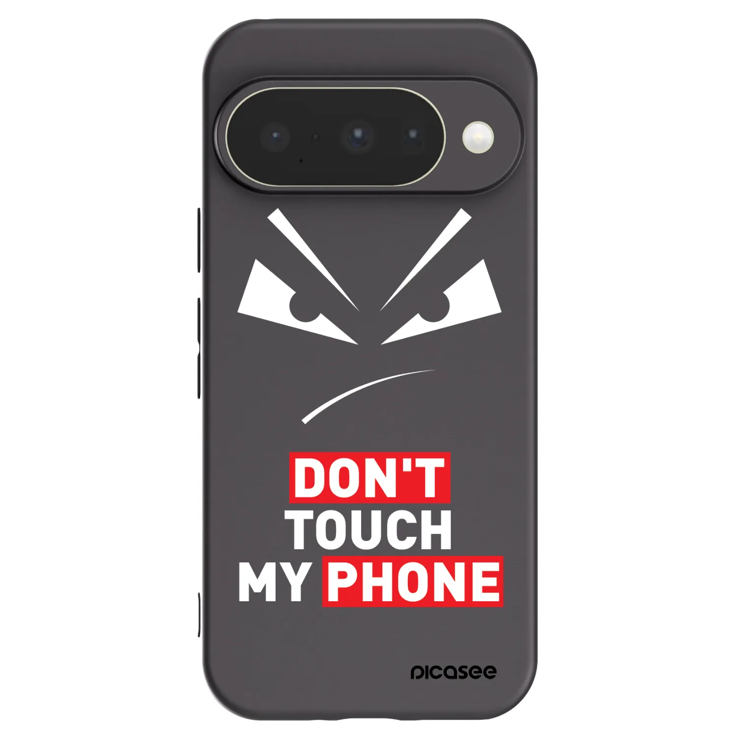 Picasee Μαύρη θήκη σιλικόνης για Google Pixel 10 - Evil Eye - Transparent