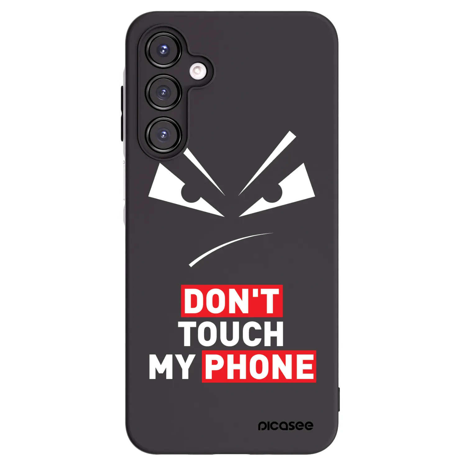 Picasee Μαύρη θήκη σιλικόνης για Samsung Galaxy A16 4G - Evil Eye - Transparent