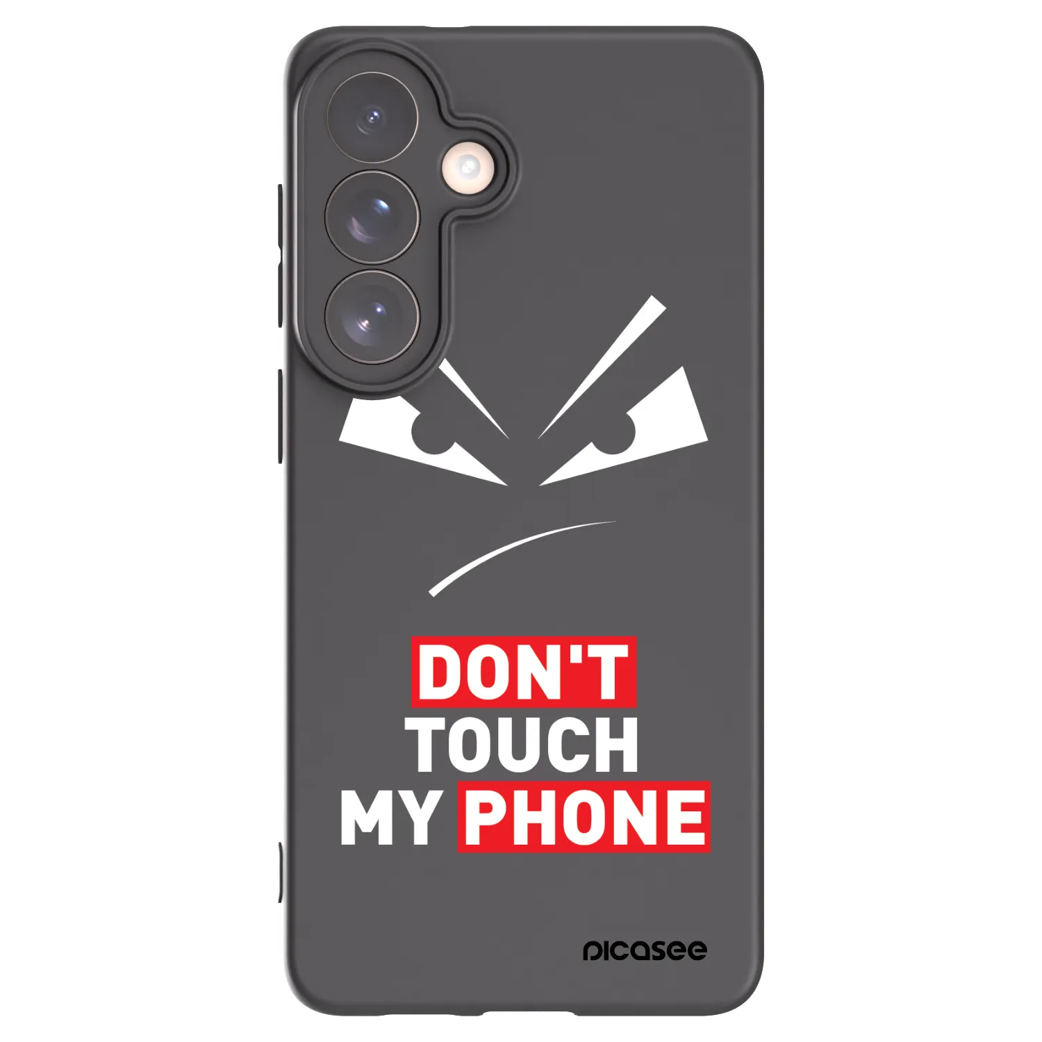 Picasee Μαύρη θήκη σιλικόνης για Samsung Galaxy S26+ - Evil Eye - Transparent
