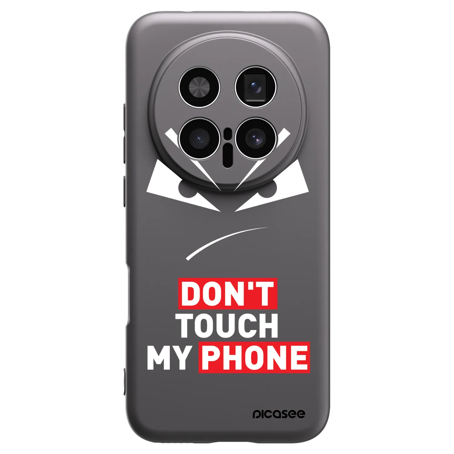 Picasee Μαύρη θήκη σιλικόνης για Honor Magic8 Pro 5G - Evil Eye - Transparent