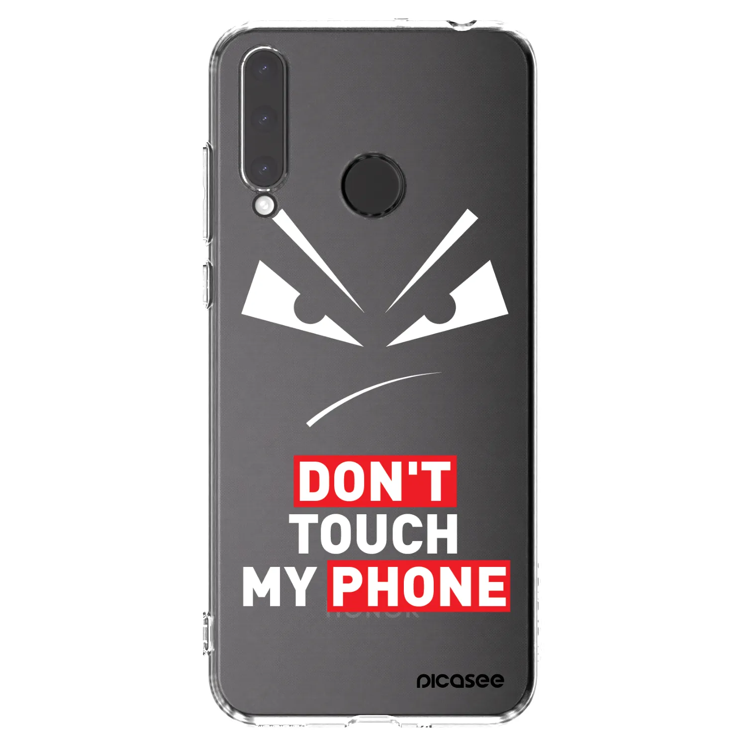 Picasee διαφανής θήκη σιλικόνης Honor 20 Lite - Evil Eye - Transparent