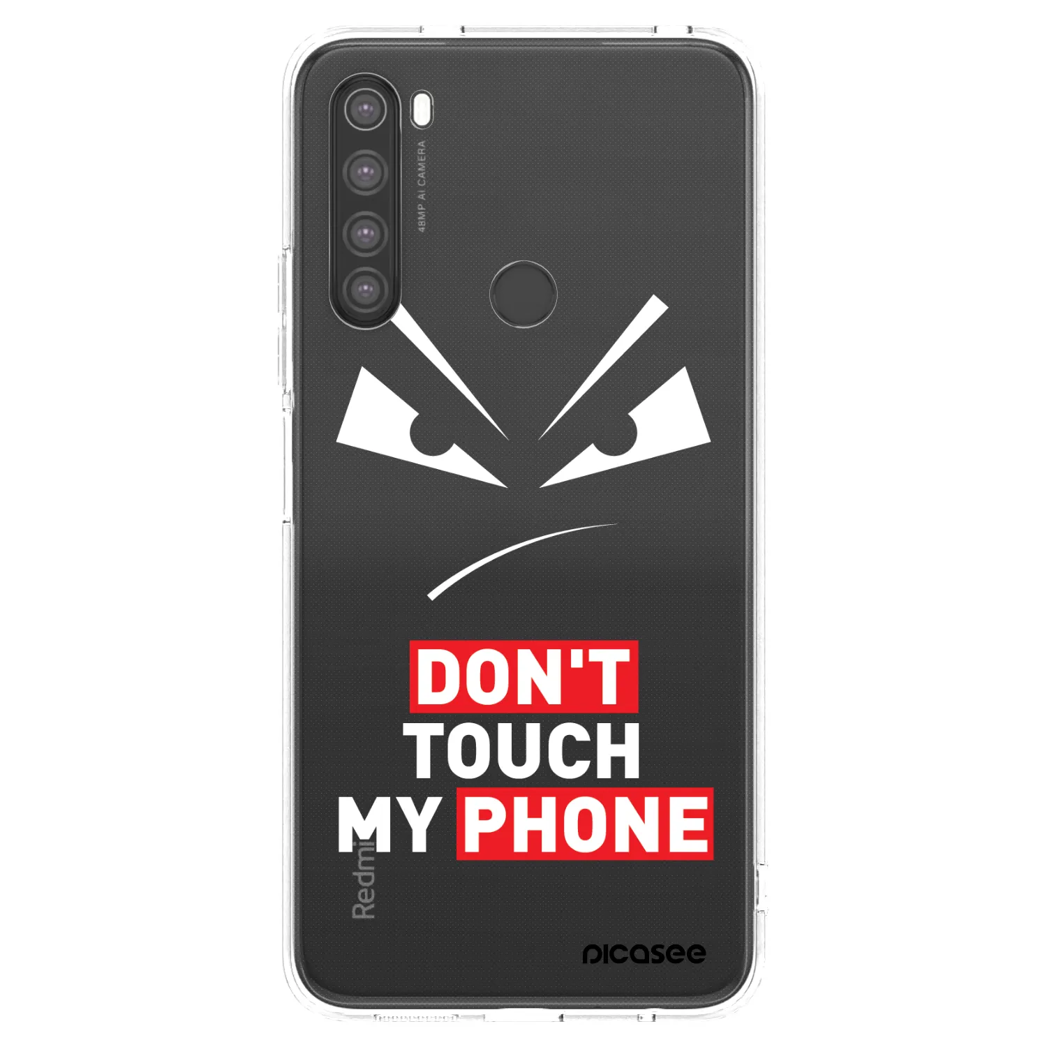 Picasee διαφανής θήκη σιλικόνης Xiaomi Redmi Note 8 - Evil Eye - Transparent