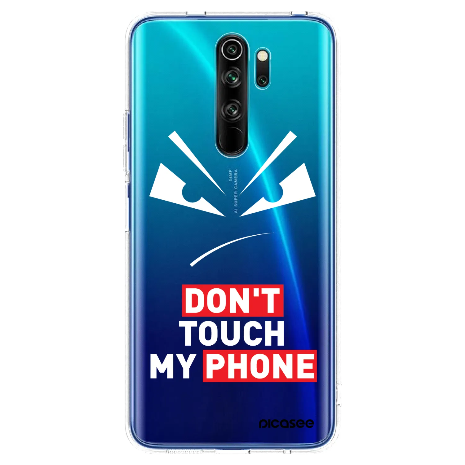 Picasee διαφανής θήκη σιλικόνης Xiaomi Redmi Note 8 Pro - Evil Eye - Transparent