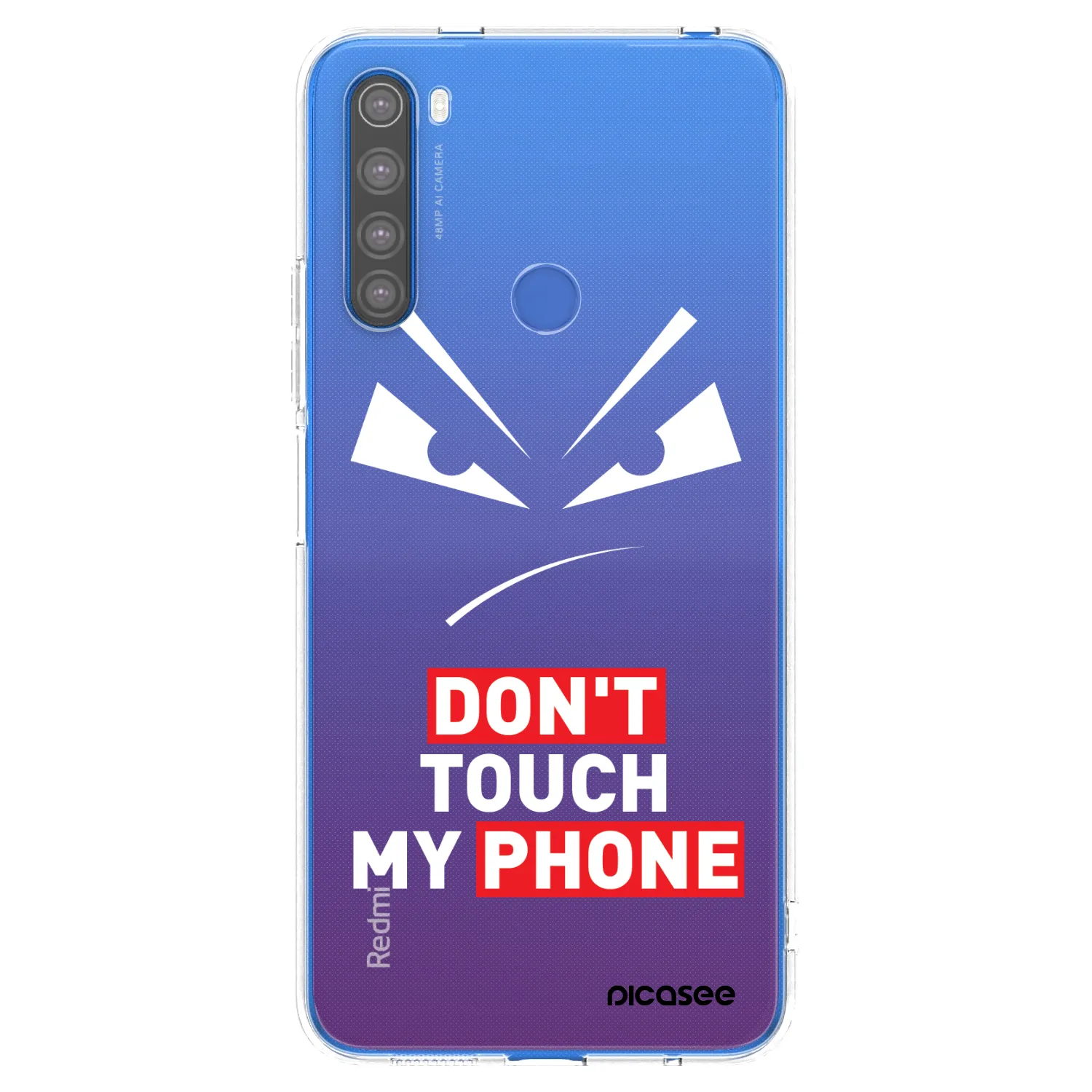 Picasee διαφανής θήκη σιλικόνης Xiaomi Redmi Note 8T - Evil Eye - Transparent