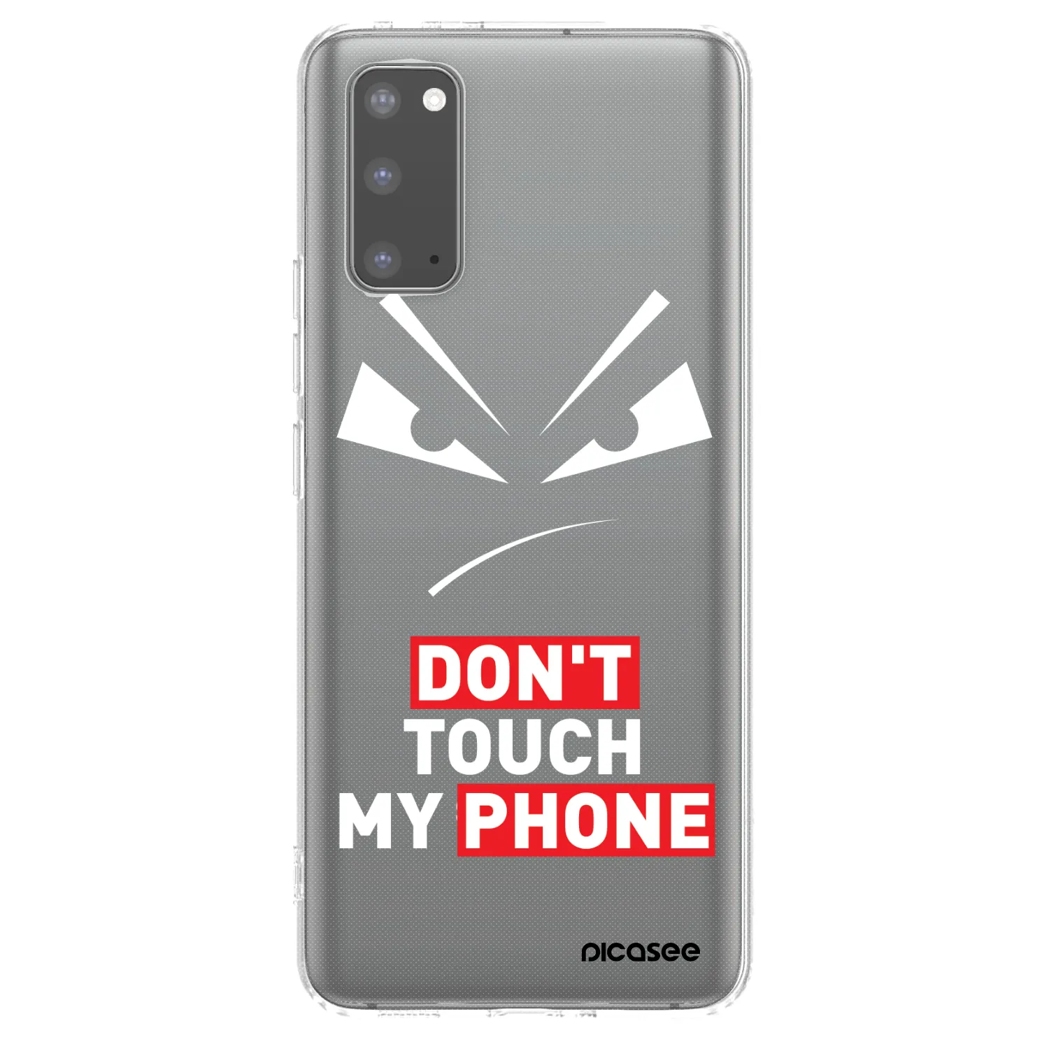 Picasee διαφανής θήκη σιλικόνης Samsung Galaxy S20 G980F - Evil Eye - Transparent