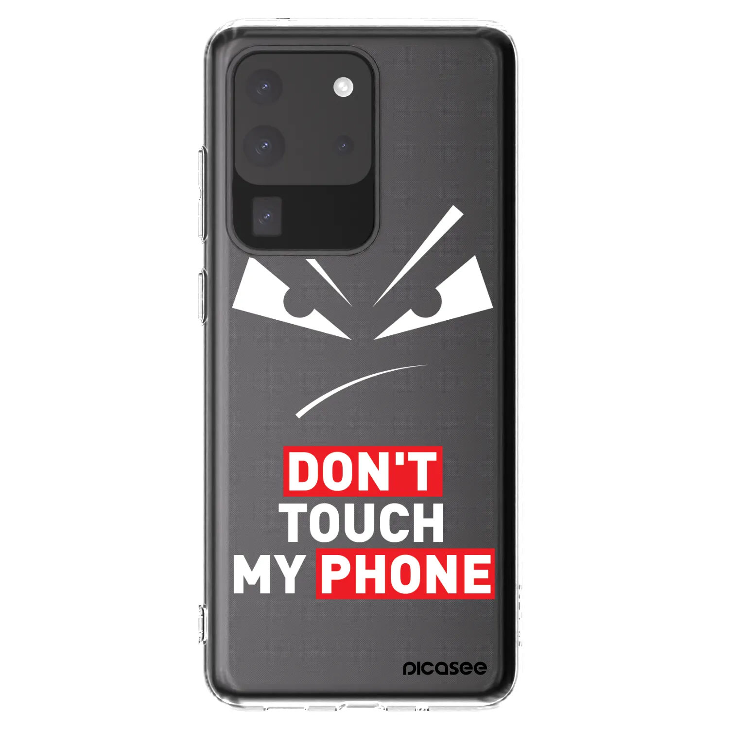 Picasee διαφανής θήκη σιλικόνης Samsung Galaxy S20 Ultra 5G G988F - Evil Eye - Transparent