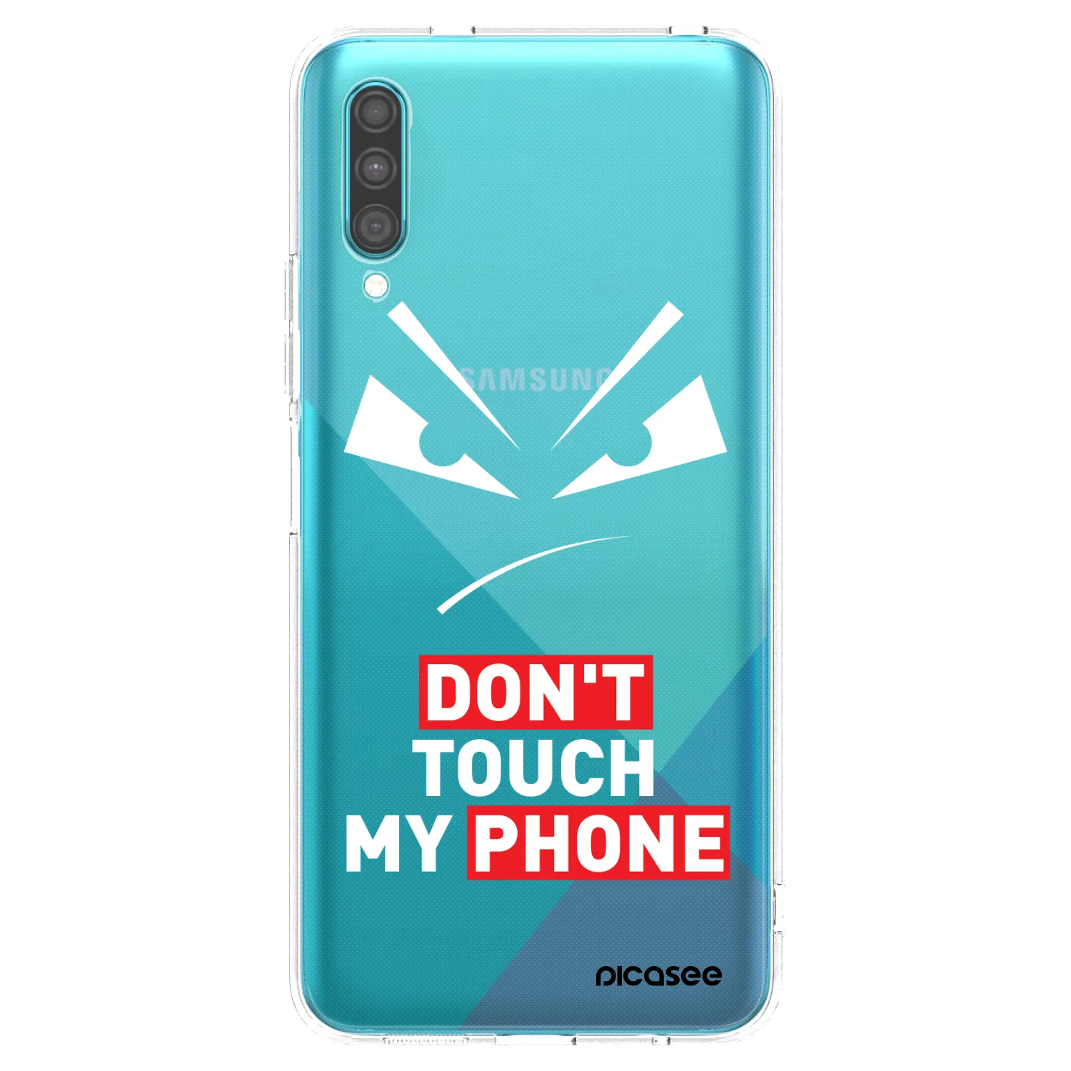 Picasee διαφανής θήκη σιλικόνης Samsung Galaxy A30s A307F - Evil Eye - Transparent