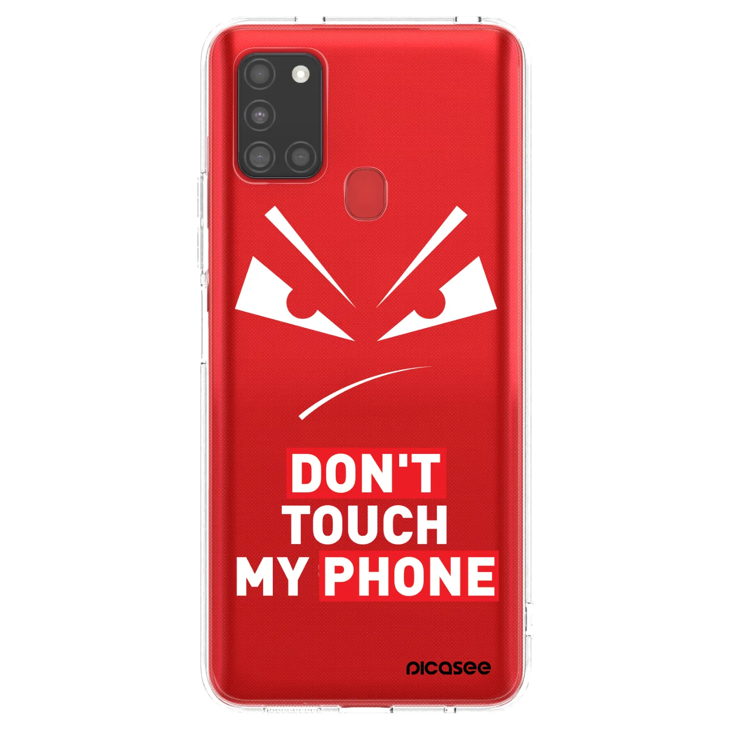 Picasee διαφανής θήκη σιλικόνης Samsung Galaxy A21s - Evil Eye - Transparent