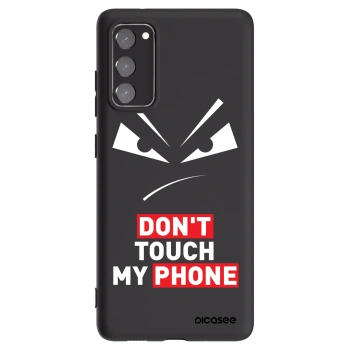 Picasee Μαύρη θήκη σιλικόνης για Samsung Galaxy S20 FE - Evil Eye - Transparent
