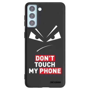 Picasee Μαύρη θήκη σιλικόνης για Samsung Galaxy S21+ 5G G996F - Evil Eye - Transparent