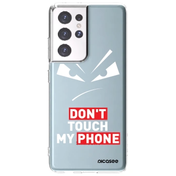 Picasee διαφανής θήκη σιλικόνης Samsung Galaxy S21 Ultra 5G G998B - Evil Eye - Transparent