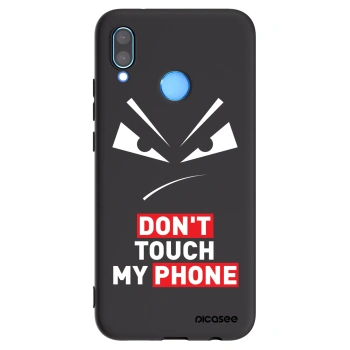 Picasee Μαύρη θήκη σιλικόνης για Huawei P20 Lite - Evil Eye - Transparent