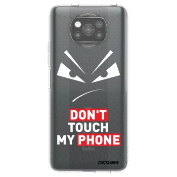 Picasee Μαύρη θήκη σιλικόνης για Xiaomi Poco X3 Pro - Evil Eye - Transparent