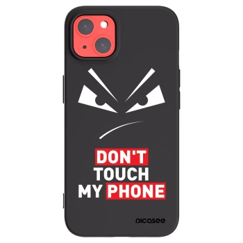 Picasee Μαύρη θήκη σιλικόνης για Apple iPhone 13 - Evil Eye - Transparent