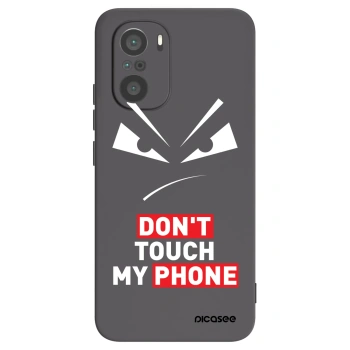 Picasee Μαύρη θήκη σιλικόνης για Xiaomi Poco F3 - Evil Eye - Transparent