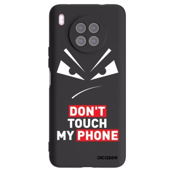 Picasee Μαύρη θήκη σιλικόνης για Huawei Nova 8i - Evil Eye - Transparent