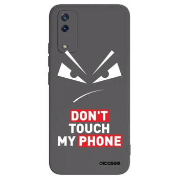 Picasee Μαύρη θήκη σιλικόνης για Vivo Y11s - Evil Eye - Transparent