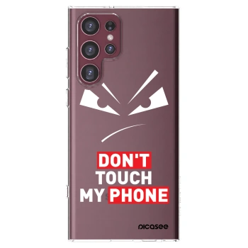 Picasee διαφανής θήκη σιλικόνης Samsung Galaxy S22 Ultra 5G - Evil Eye - Transparent