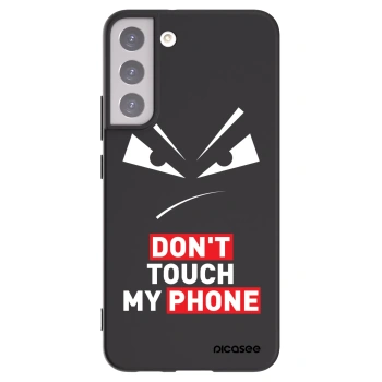 Picasee Μαύρη θήκη σιλικόνης για Samsung Galaxy S22+ 5G - Evil Eye - Transparent