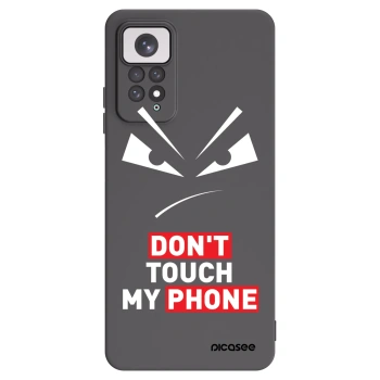 Picasee Μαύρη θήκη σιλικόνης για Xiaomi Redmi Note 11 - Evil Eye - Transparent