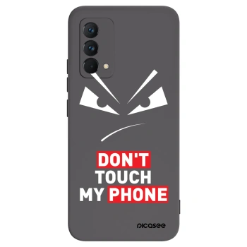 Picasee Μαύρη θήκη σιλικόνης για Realme GT Master Edition 5G - Evil Eye - Transparent