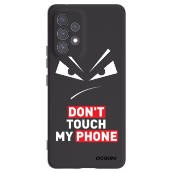 Picasee Μαύρη θήκη σιλικόνης για Samsung Galaxy A53 5G A536 - Evil Eye - Transparent