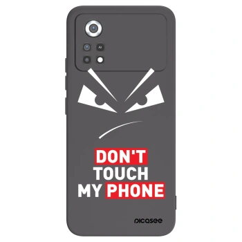 Picasee Μαύρη θήκη σιλικόνης για Xiaomi Poco X4 Pro 5G - Evil Eye - Transparent