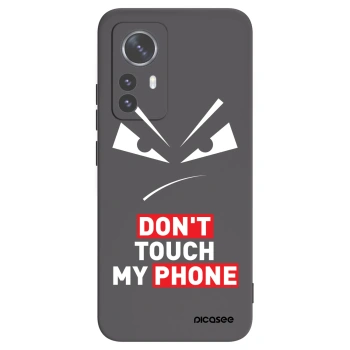 Picasee Μαύρη θήκη σιλικόνης για Xiaomi 12 Pro - Evil Eye - Transparent