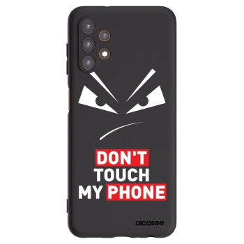 Picasee Μαύρη θήκη σιλικόνης για Samsung Galaxy A13 4G A135 - Evil Eye - Transparent
