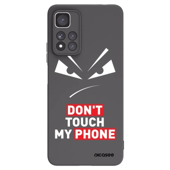 Picasee Μαύρη θήκη σιλικόνης για Xiaomi Redmi Note 11 Pro+ 5G - Evil Eye - Transparent