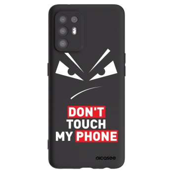 Picasee Μαύρη θήκη σιλικόνης για OPPO A94 5G - Evil Eye - Transparent