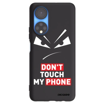 Picasee Μαύρη θήκη σιλικόνης για Honor X7 - Evil Eye - Transparent