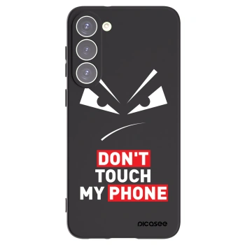 Picasee Μαύρη θήκη σιλικόνης για Samsung Galaxy S23+ 5G - Evil Eye - Transparent