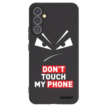 Picasee Μαύρη θήκη σιλικόνης για Samsung Galaxy A34 5G A346B - Evil Eye - Transparent