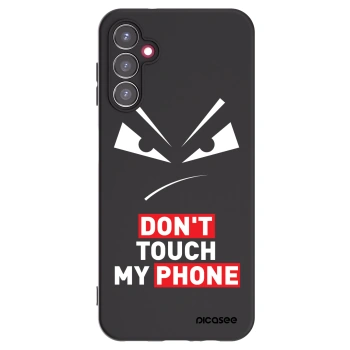 Picasee Μαύρη θήκη σιλικόνης για Samsung Galaxy A14 5G A146P - Evil Eye - Transparent
