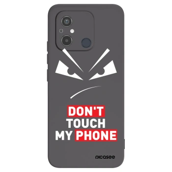 Picasee Μαύρη θήκη σιλικόνης για Xiaomi Redmi 12C - Evil Eye - Transparent