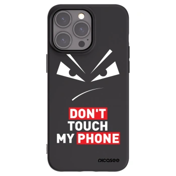 Picasee Μαύρη θήκη σιλικόνης για Apple iPhone 15 Pro Max - Evil Eye - Transparent