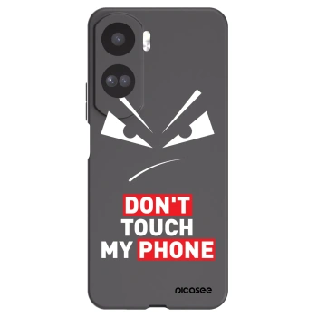 Picasee Μαύρη θήκη σιλικόνης για Honor 90 Lite 5G - Evil Eye - Transparent