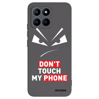 Picasee Μαύρη θήκη σιλικόνης για Honor 70 Lite - Evil Eye - Transparent